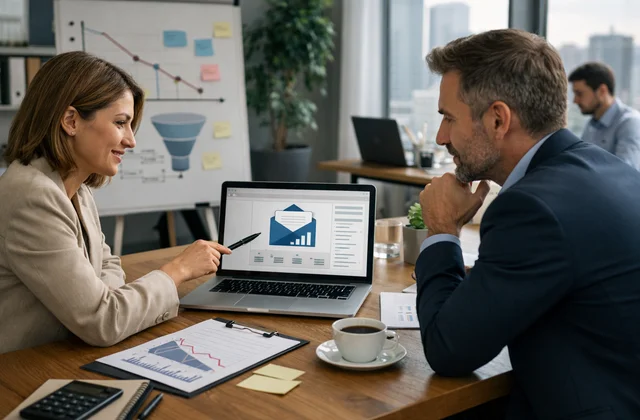 Команда планує email-маркетинг та лідогенерацію для B2B під час рецесії
