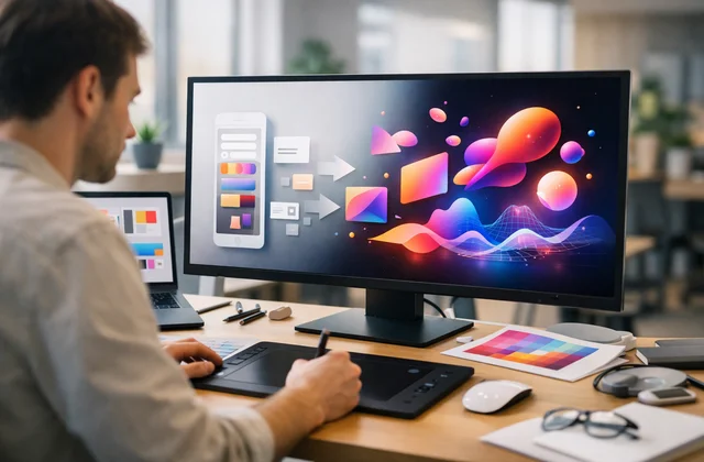 Абстрактна трансформація інтерфейсів та ідей у сучасному UX/UI дизайні