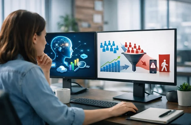 Інфографіка прогнозування відтоку клієнтів у маркетплейсах за допомогою аналітики даних