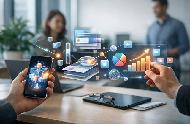 Абстрактна візуалізація експериментів і еволюції digital-продуктів через аналітику даних