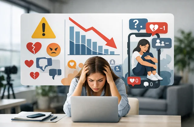 Концептуальна інфографіка проблеми зростання бізнесу в SMM та маркетингу