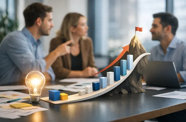 Абстрактний перехід від ідеї до результату зростання продажів у маркетингу