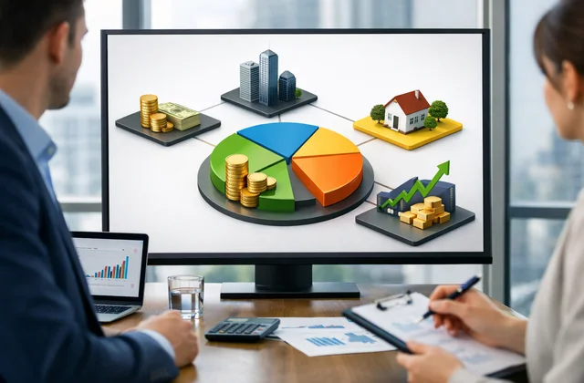 Інфографіка розподілу інвестицій між класами активів під час економічної турбулентності