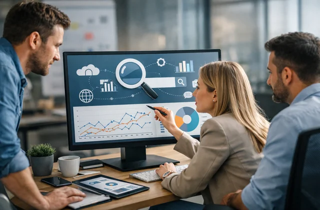 Цифрова екосистема пошуку з панелями аналітики для SEO фахівців