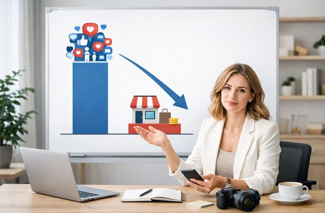 Інфографіка різниці між популярністю в соцмережах і реальними продажами експерта
